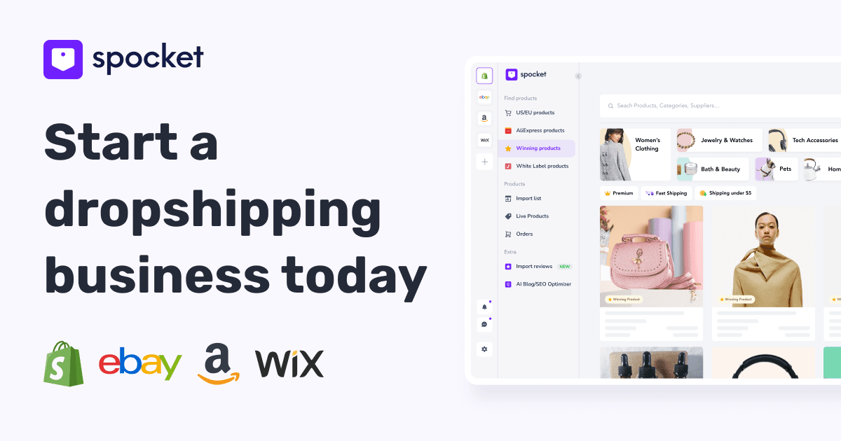 spocket - US & EU Dropshipping, Simplified